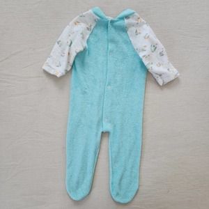 Vintage Footed Terrycloth PJs 3-6 months